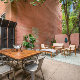 two-bedroom condo in the East Village with private outdoor space